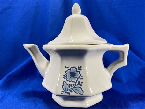 avon china teapot perfumed candle holder